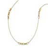 Image 1 : 14k Yellow Gold Polished Fancy Link Necklace - 24 in.