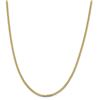 Image 2 : 14k Yellow Gold 2.3 mm Beveled Curb Chain - 28 in.
