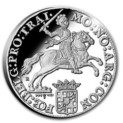 2019 Netherlands 1 oz Silver Ducaton Silver Rider Proof Restrike
