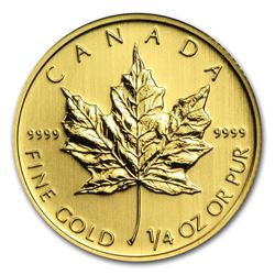 Canada 1/4 oz Gold Maple Leaf (Random Year)