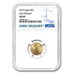 2019 1/10 oz Gold American Eagle MS-69 NGC (Early Releases)