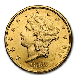 1895-S $20 Liberty Gold Double Eagle AU