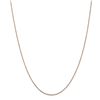 14k Rose Gold .8 mm Diamond-cut Cable Chain Necklace - 18 in.