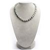 Strong Silver and Pale Aquamarine Tahitian Baroque Pearl Necklace, 18", 8.2-9.0mm, AA+ Quality
