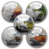 Image 1 : 2013 AUS 5-Coin 1 oz Silver Discover Australia Proof Set