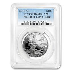 2018-W 1 oz Proof Platinum Eagle PR-69 PCGS