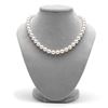 Image 2 : White Akoya Pearl Necklace, 8.5-9.0mm