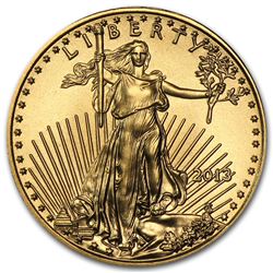2013 1/10 oz Gold American Eagle BU