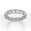 Image 4 : Natural 4.02 CTW U-Setting Round Brilliant Diamond Eternity Ring 14KT White Gold