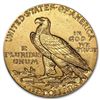 Image 2 : $5 Indian Gold Half Eagle AU (Random Year)