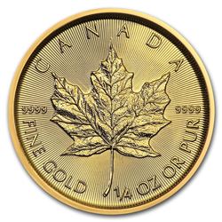 2019 Canada 1/4 oz Gold Maple Leaf BU