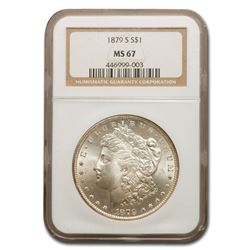 1879-S Morgan Dollar MS-67 NGC