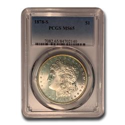 1878-S Morgan Dollar MS-65 PCGS