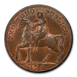 1792 Warwickshire Coventry 1/2 Penny Conder Token MS-65 PCGS (BN)
