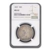 Image 1 : 1837 Reeded Edge Half Dollar MS-62 NGC