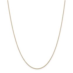 14k Gold .9 mm Cable Chain Necklace - 18 in.