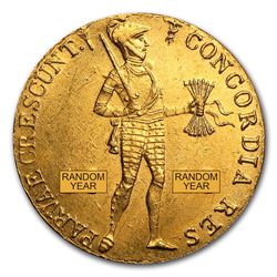 Netherlands Gold 1 Ducat BU (Random Dates)