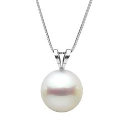 White South Sea Pearl Classic Solitaire Pendant