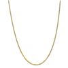 Image 1 : 14k Yellow Gold 2.2 mm Beveled Curb Chain - 26 in.