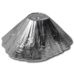 2016 Niue 6 oz Silver Shaped Volcano Coin (Vesuvius Pompeii)