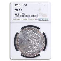1901-S Morgan Dollar MS-63 NGC