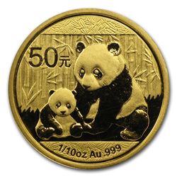 2012 China 1/10 oz Gold Panda BU (Sealed)