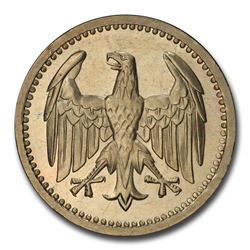 1924-A Germany Weimar Republic Silver 3 Mark PR-65 PCGS