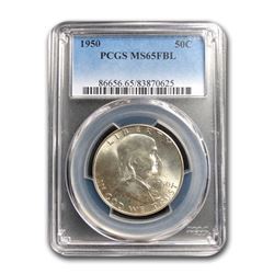 1950 Franklin Half Dollar MS-65 PCGS (FBL)