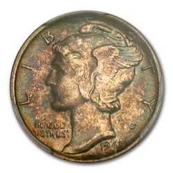 1945-S Mercury Dime MS-67 PCGS (Micro S)