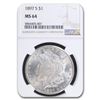 Image 1 : 1897-S Morgan Dollar MS-64 NGC