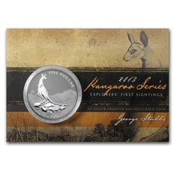 2013 Australia 1 oz Silver Kangaroo (In Display Card)