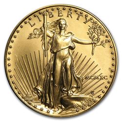 1990 1 oz Gold American Eagle BU (MCMXC)