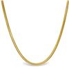 Image 2 : Classic Round Snake 14k Gold Necklace - 20 in.
