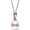 Image 1 : White South Sea Drop-Shape Ballerina Collection Pearl Pendant