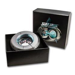 2017 Tuvalu 2 oz Silver Star Trek: The Next Generation Crew Proof