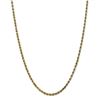Image 1 : 10k Yellow Gold 3.5 mm Diamond-cut Rope Chain - 26 in.
