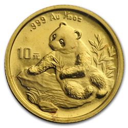 1998 China 1/10 oz Gold Panda Small Date BU (Sealed)