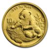 Image 1 : 1998 China 1/10 oz Gold Panda Small Date BU (Sealed)
