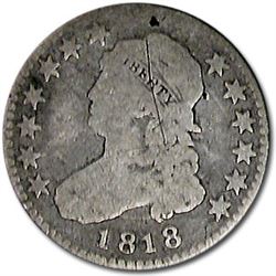 1818 Capped Bust Quarter VG