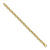 Image 2 : 14k Yellow Gold Polished Fancy Bamboo Link Bracelet - 7.5 in.