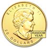 Image 2 : Canada 1/2 oz Gold Maple Leaf (Random Year)