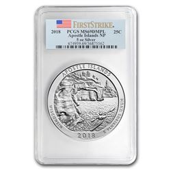 2018 5 oz Silver ATB Apostle Islands MS-69 DMPL PCGS (FS)