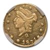 Image 2 : 1871 Liberty Round 25¢ Gold MS-62 NGC (PL, BG-839)