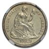 Image 2 : 1869-S Liberty Seated Dime MS-61 NGC