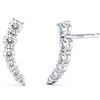Image 1 : Natural 0.62 CTW Make-A-Wish Diamond Earrings 18KT White Gold
