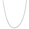 Image 1 : 14k White Gold 1.65 mm Solid Cable Chain Necklace - 16 in.