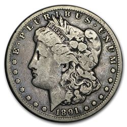 1891-CC Morgan Dollar VG