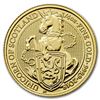 Image 1 : 2018 Great Britain 1/4 oz Gold Queen's Beasts The Unicorn