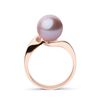 Image 2 : Gem Quality Lavender Freshwater Pearl Serenity Solitaire Ring