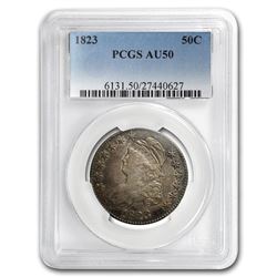 1823 Capped Bust Half Dollar AU-50 PCGS